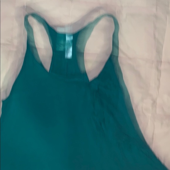 Teal Racer Back Tank - Picture 4 of 8